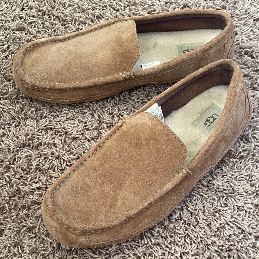 Men’s Alder Ugg Suede Slippers Size 11